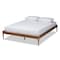 Baxton Studio Tallis Traditional Walnut Brown Finished Wood Queen Size Bed Frame 194-11514-ZORO - alternate 9